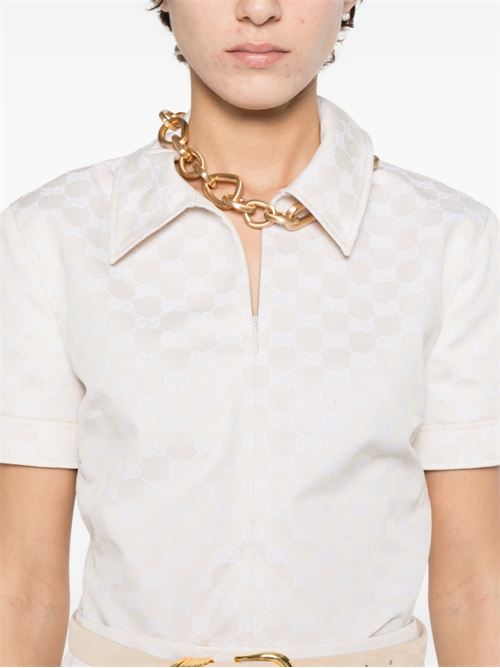 GG COTTON BLEND POLO SHIRT