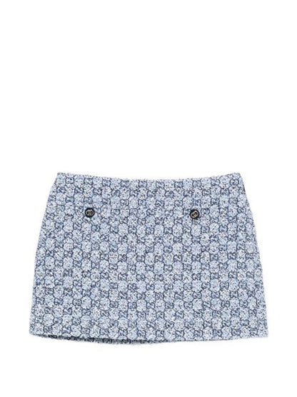 GG TWEED MINI SKIRT