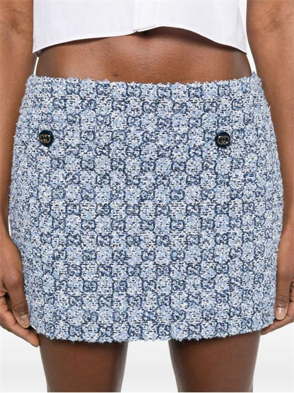 GG TWEED MINI SKIRT