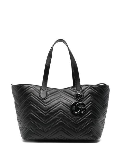 GG MARMONT LEATHER TOTE BAG