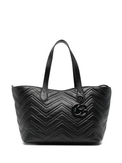 GG MARMONT LEATHER TOTE BAG