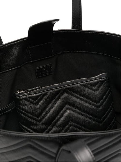 GG MARMONT LEATHER TOTE BAG