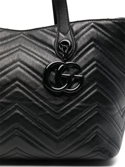 GG MARMONT LEATHER TOTE BAG