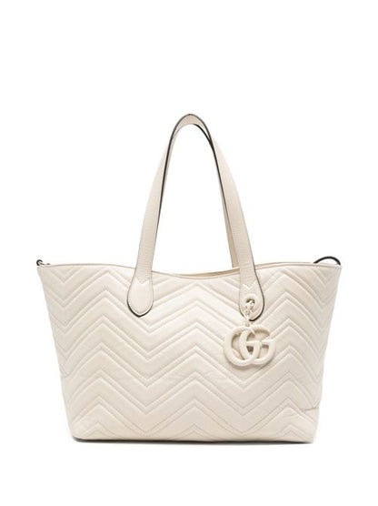 GG MARMONT LEATHER TOTE BAG