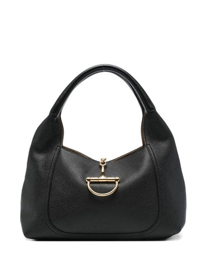 SOFTBIT LEATHER SHOULDER BAG