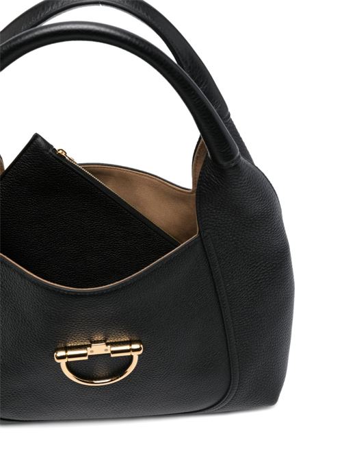 SOFTBIT LEATHER SHOULDER BAG