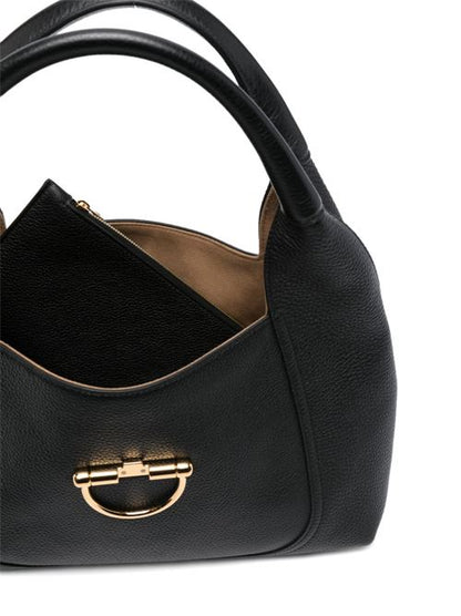 SOFTBIT LEATHER SHOULDER BAG