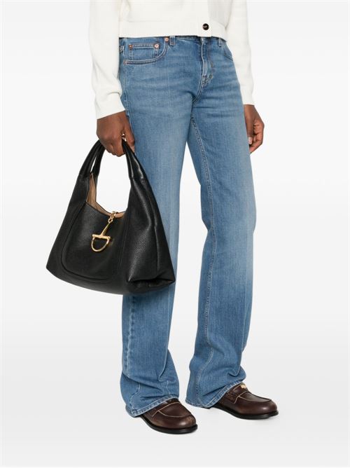 SOFTBIT LEATHER SHOULDER BAG