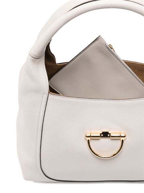 SOFTBIT LEATHER SHOULDER BAG