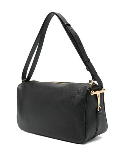 HALF HORSEBIT LEATHER SHOULDER BAG
