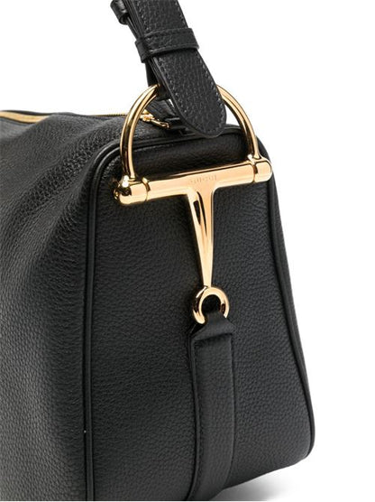 HALF HORSEBIT LEATHER SHOULDER BAG