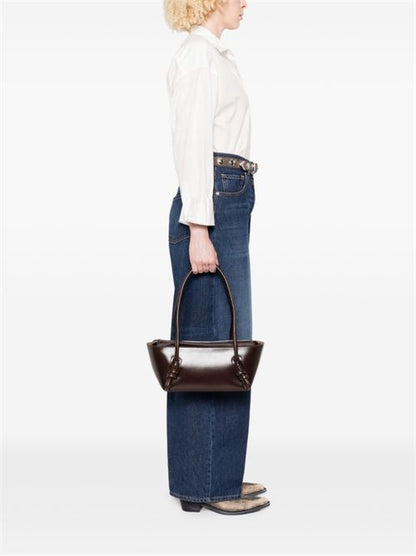 FLECA LEATHER SHOULDER BAG