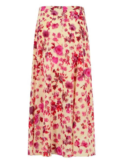 SAKURA SILK LONG SKIRT