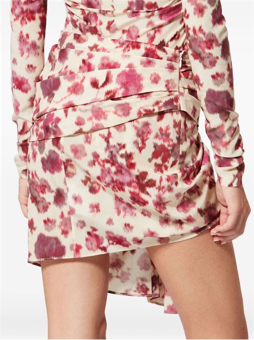 OVIA PRINTED SILK SKIRT