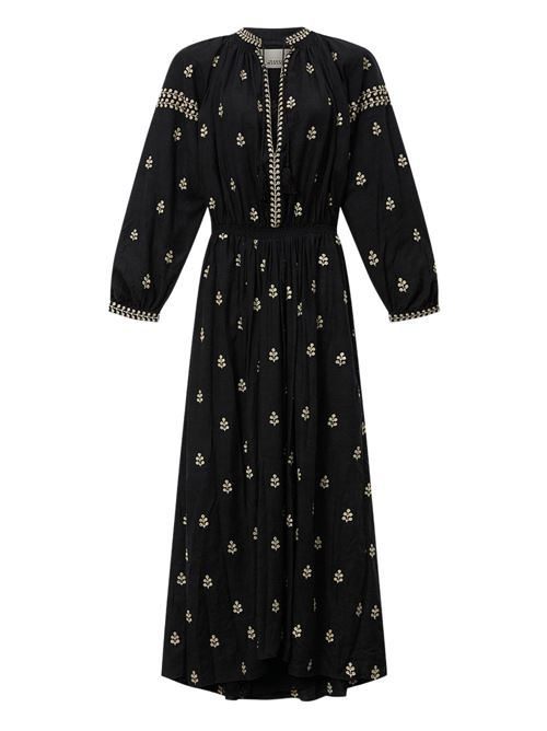 RODILIA SILK LONG DRESS