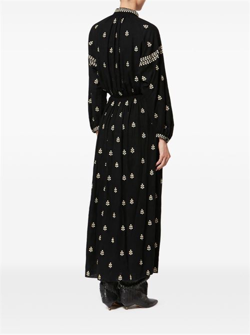 RODILIA SILK LONG DRESS