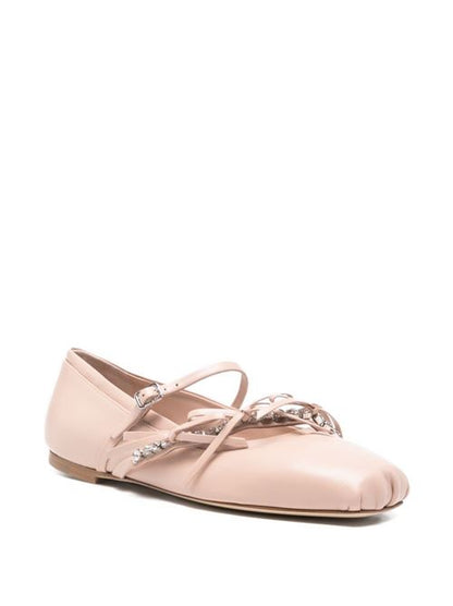 LOLI LEATHER BALLET FLATS