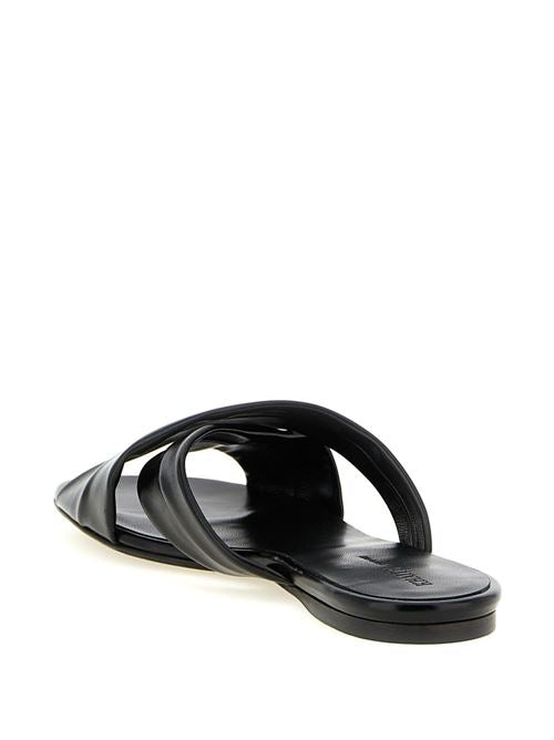 LIRIA LEATHER FLAT SANDALS