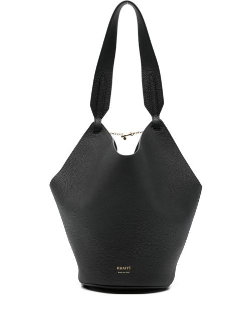LOTUS MINI LEATHER BUCKET BAG