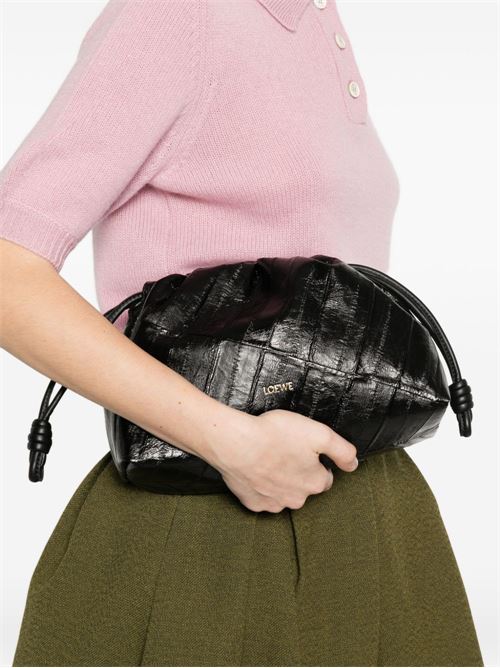 FLAMENCO LEATHER MEDIUM CLUTCH