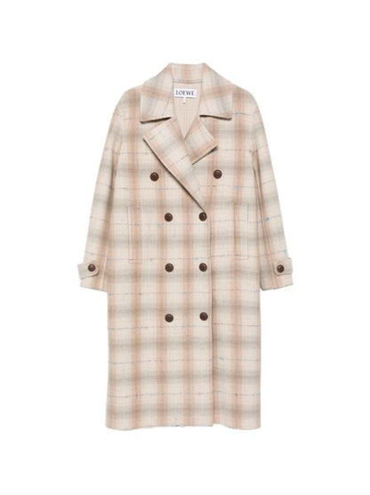 WOOL AND CASHMERE DOUBLE-BREASTED COAT