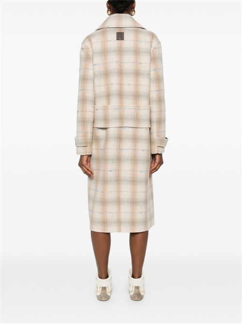 WOOL AND CASHMERE DOUBLE-BREASTED COAT