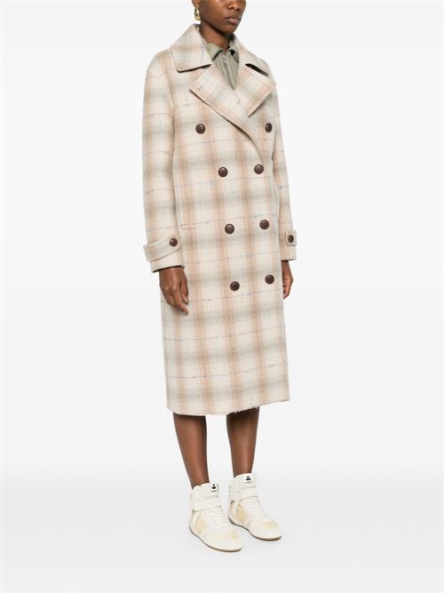 WOOL AND CASHMERE DOUBLE-BREASTED COAT