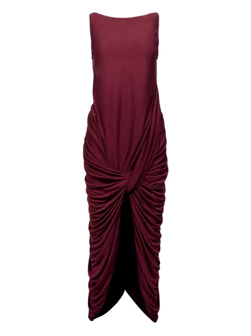DRAPED LONG DRESS