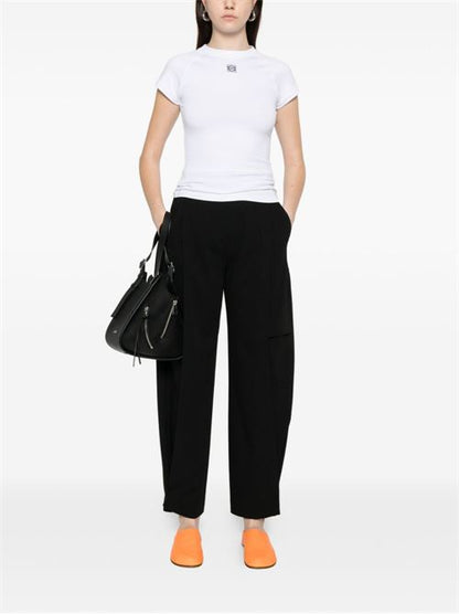 WOOL CARGO TROUSERS