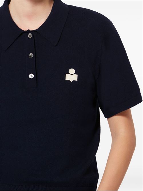 WOOL AND COTTON POLO SHIRT