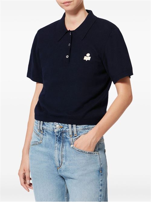 WOOL AND COTTON POLO SHIRT