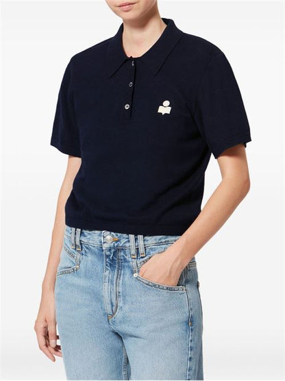WOOL AND COTTON POLO SHIRT