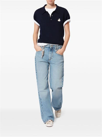 WOOL AND COTTON POLO SHIRT