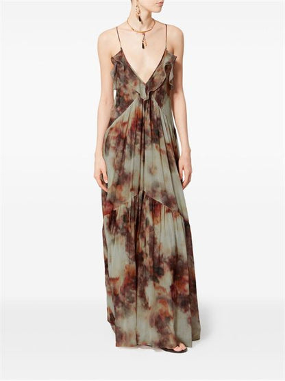 VASMILA PRINTED COTTON DRESS