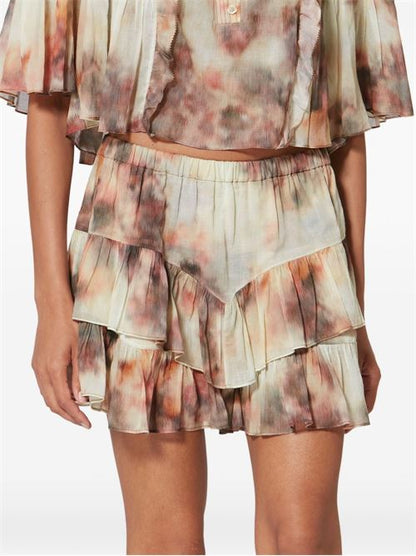 JOCADIA PRINTED COTTON SHORTS