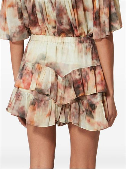 JOCADIA PRINTED COTTON SHORTS