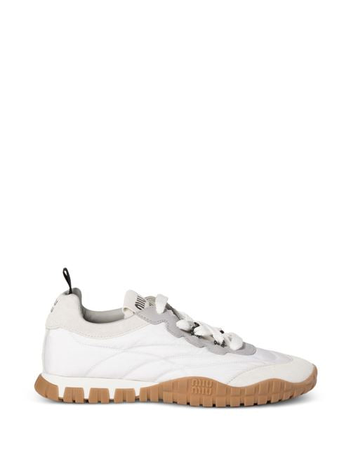 TYRE NYLON AND SUEDE SNEAKERS