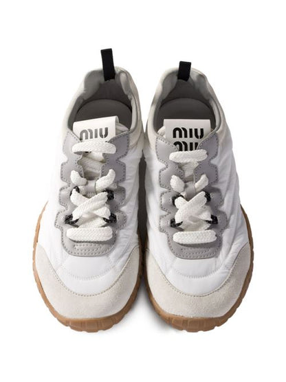 TYRE NYLON AND SUEDE SNEAKERS