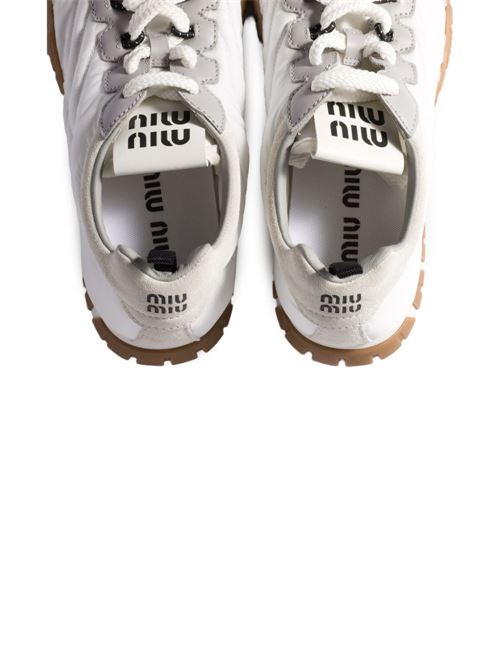 TYRE NYLON AND SUEDE SNEAKERS