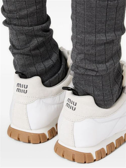 TYRE NYLON AND SUEDE SNEAKERS