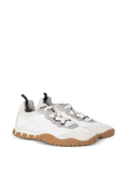 TYRE NYLON AND SUEDE SNEAKERS