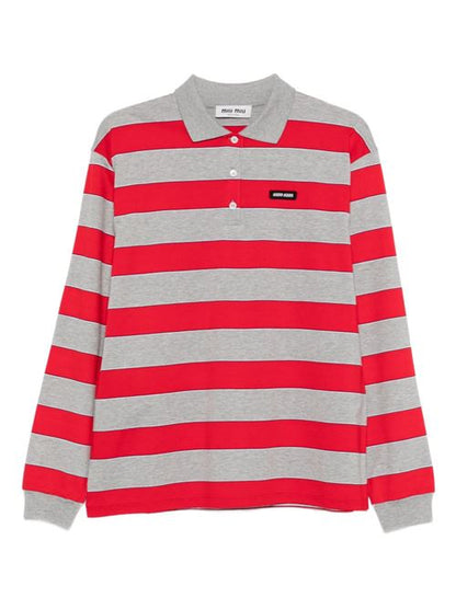 STRIPED COTTON POLO SHIRT