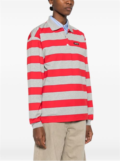 STRIPED COTTON POLO SHIRT