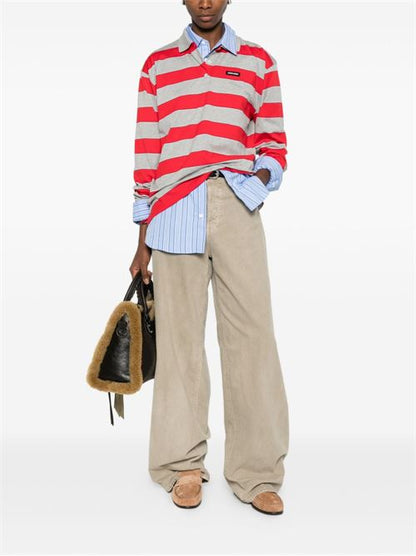STRIPED COTTON POLO SHIRT