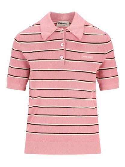 STRIPED COTTON POLO SHIRT