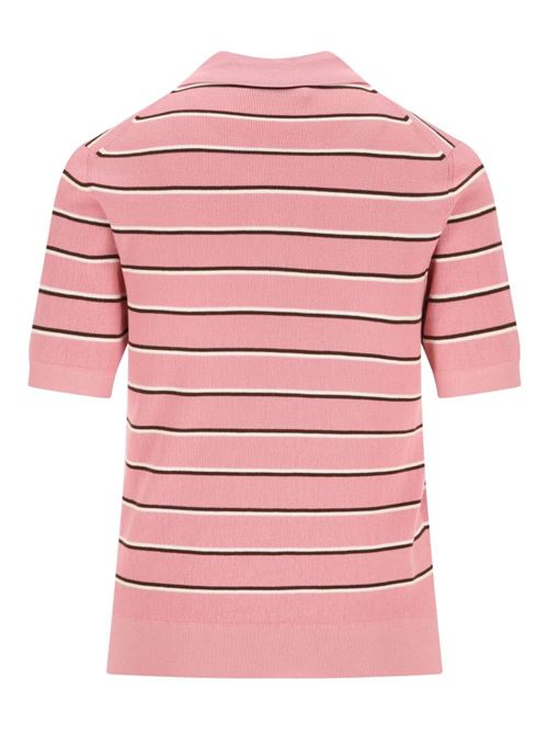STRIPED COTTON POLO SHIRT