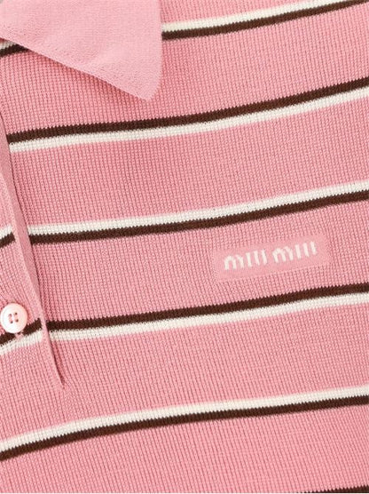 STRIPED COTTON POLO SHIRT