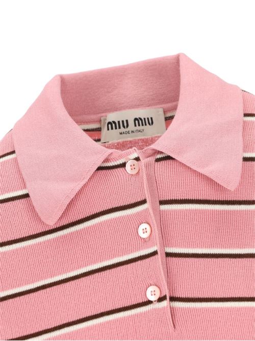 STRIPED COTTON POLO SHIRT