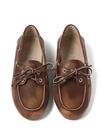 LEATHER LOAFERS