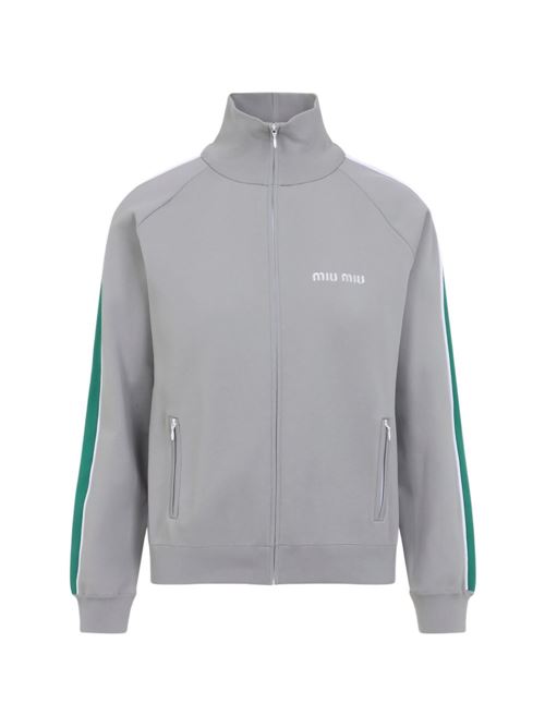 LOGO NYLON CARDIGAN